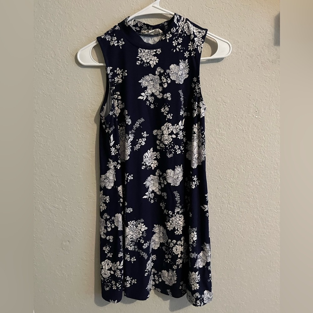 Pink Rose Floral Dress
